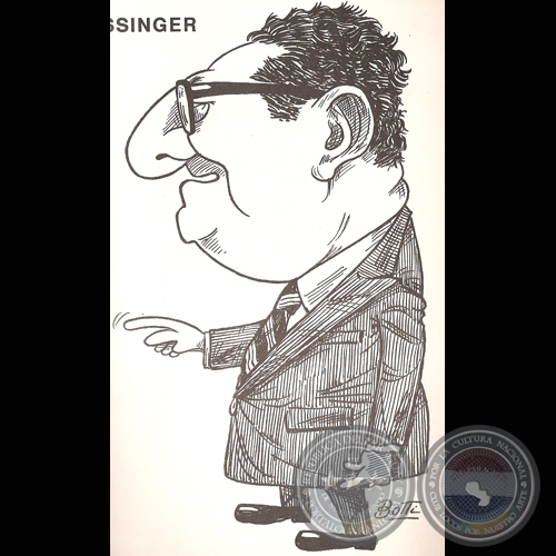 KISSINGER - Caricatura de Botti - Año 1992
